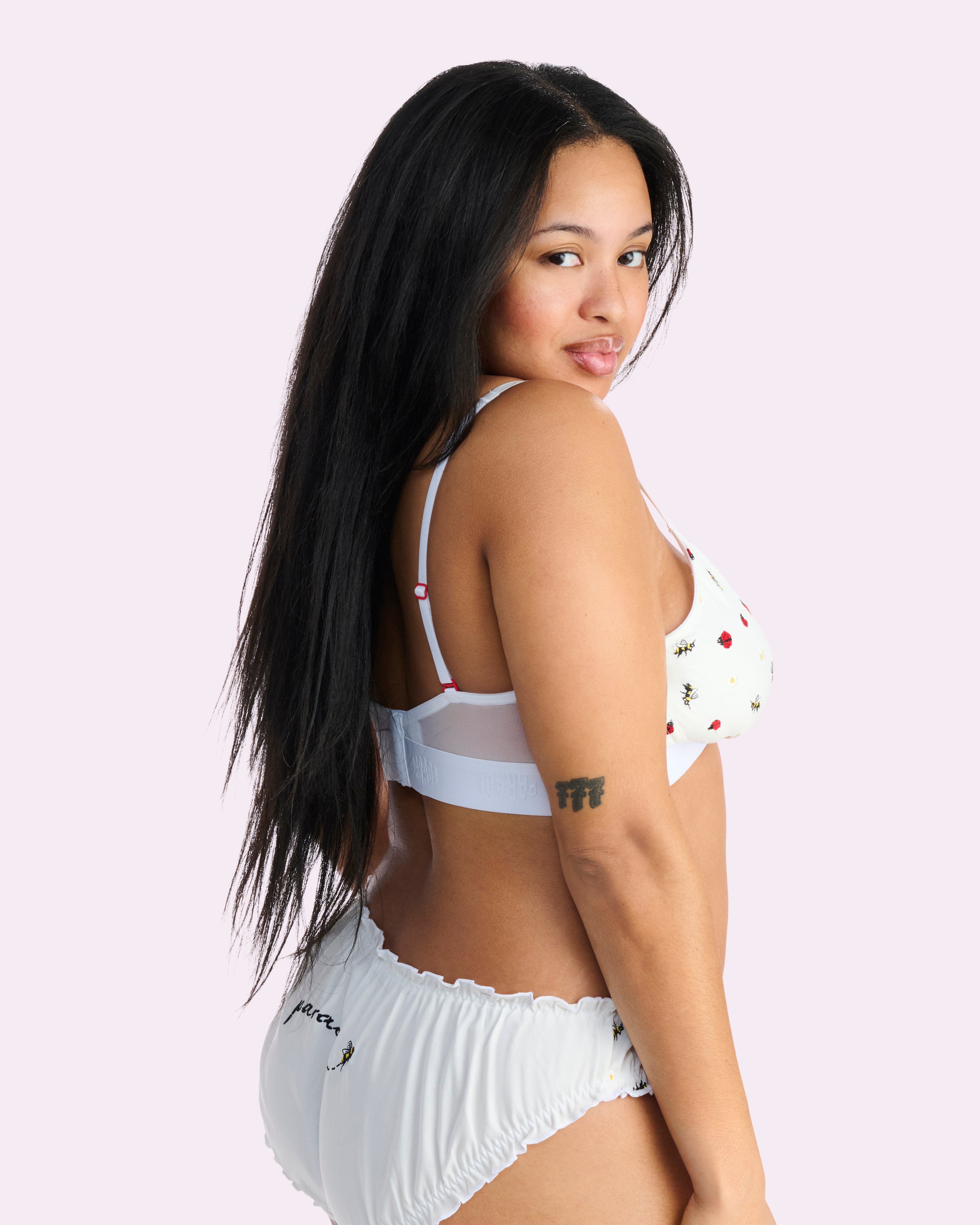 Parade Poplin Triangle Bralette | Parade Poplin (Garden Embroidery)、mySite、bengalsvssteelers