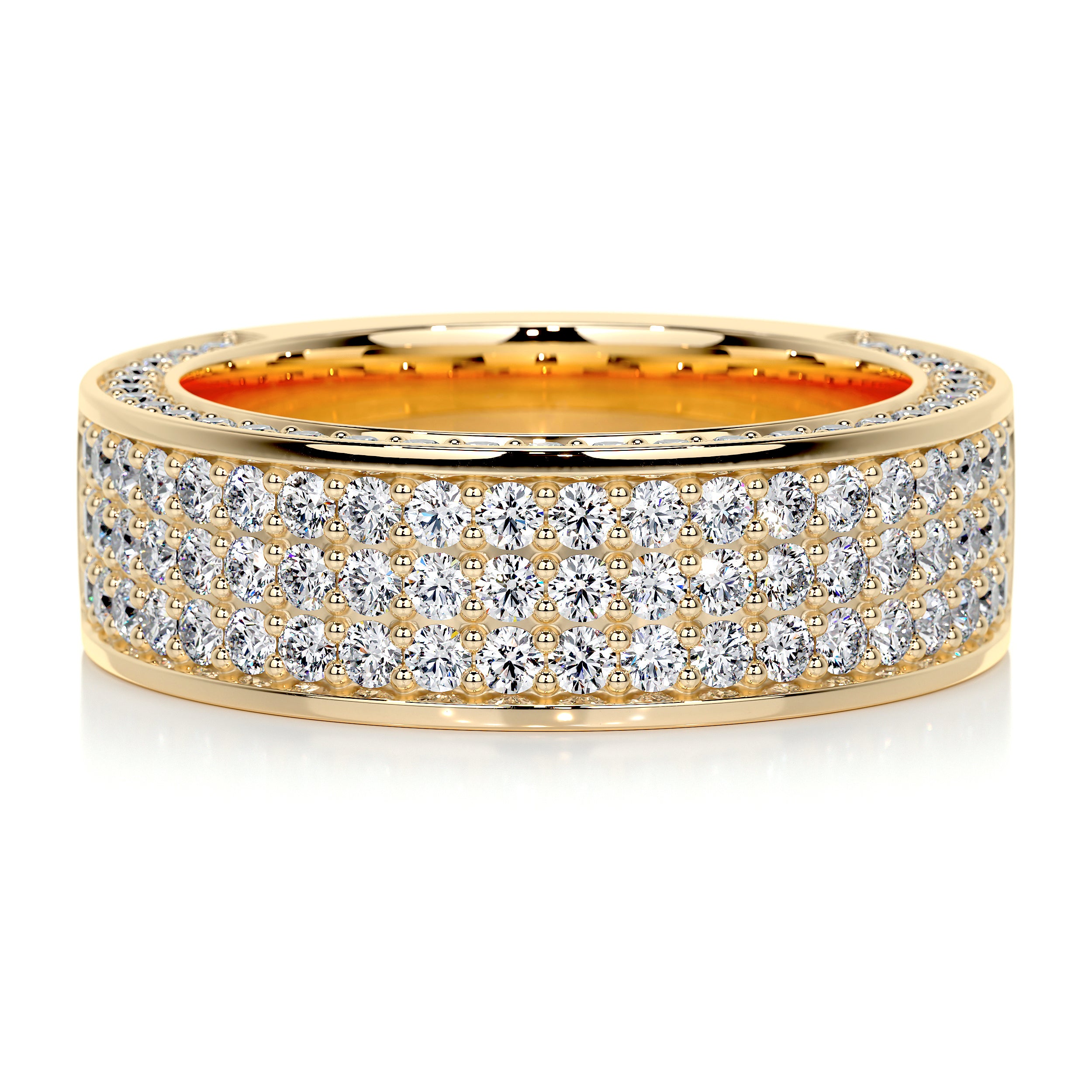 Vera Diamond Wedding Ring (1.3 Carat) -18K Yellow Gold、mySite、hinf8tx79