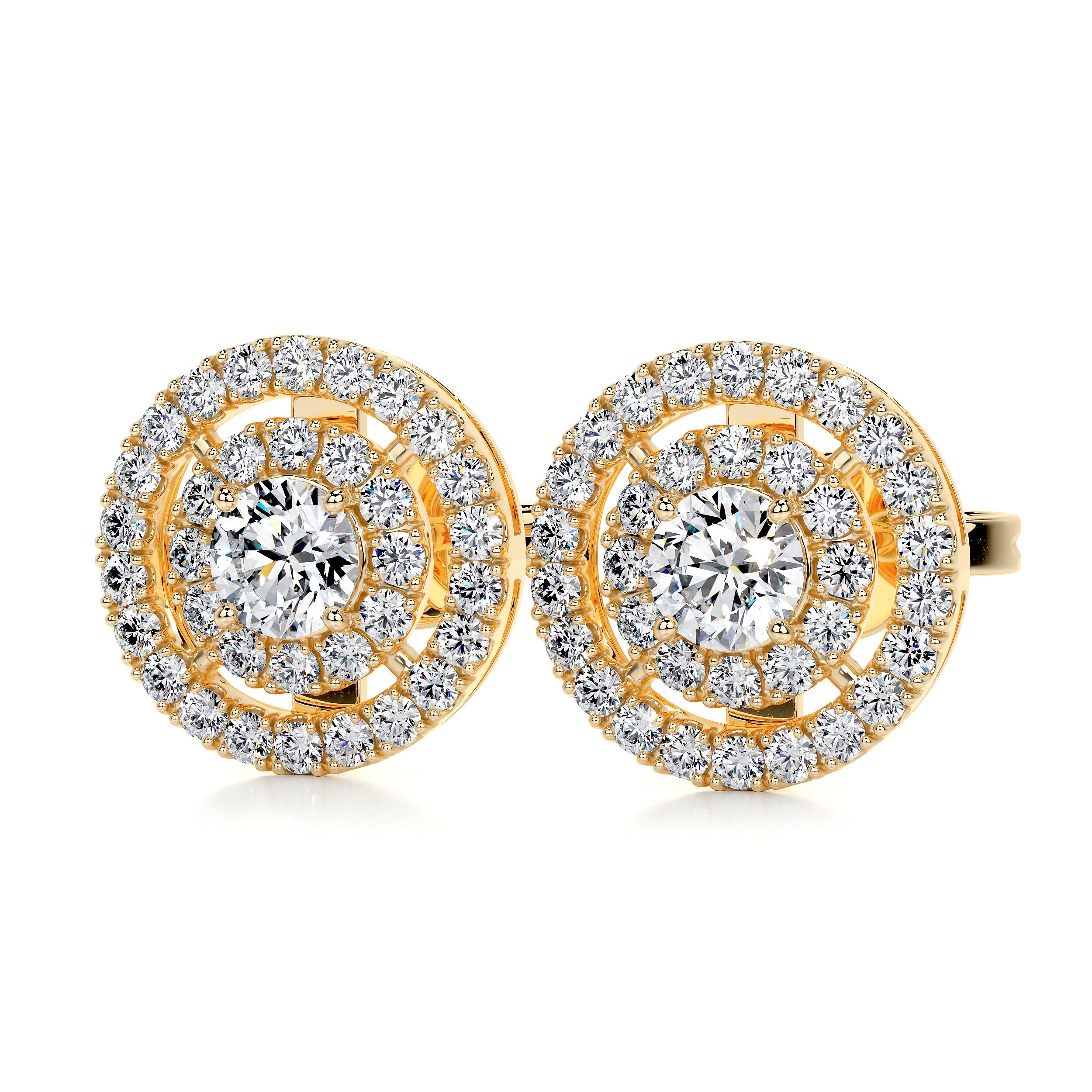 Joan Diamond Earrings (1 Carat) - 18K Yellow Gold、mySite、hinf8tx79