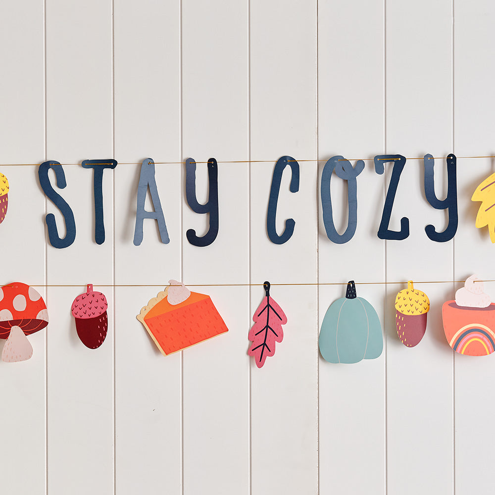Stay Cozy Fall Garlands 8ft (2-pack)、mySite、solidvoid