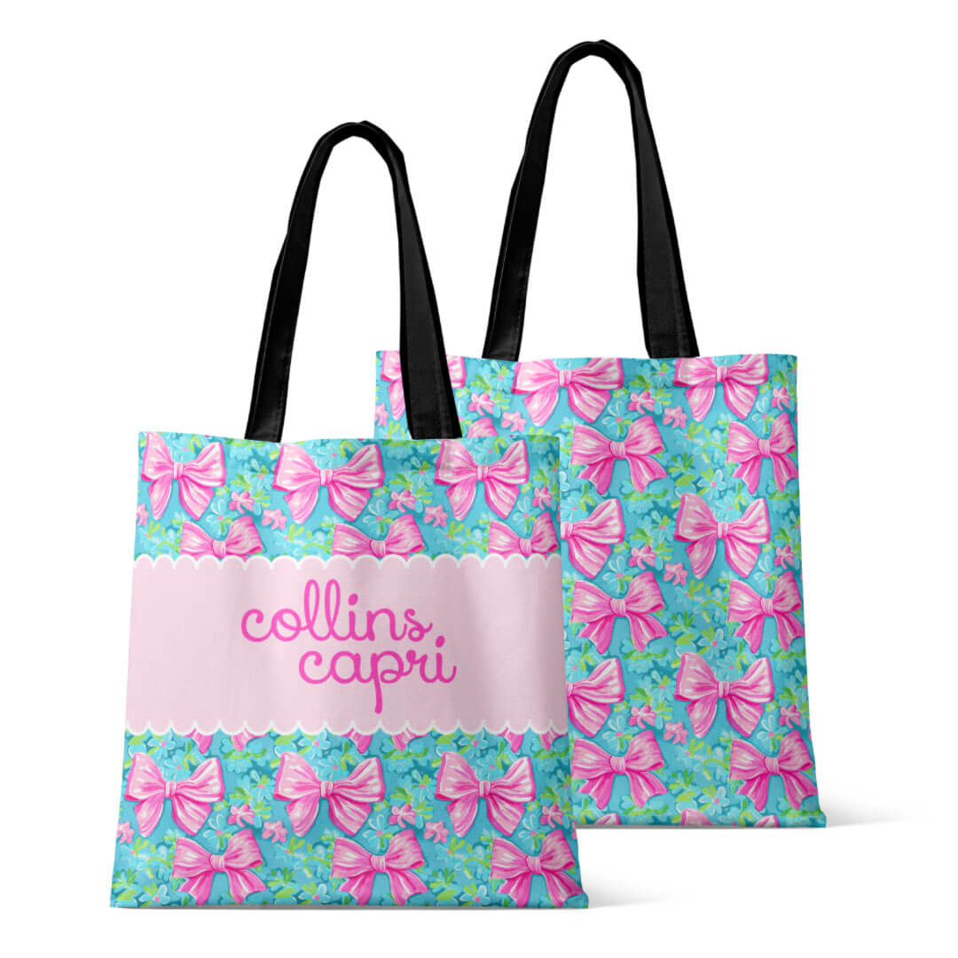  Personalized Tote Bags | Beachy Bows、mySite、layawaytickets