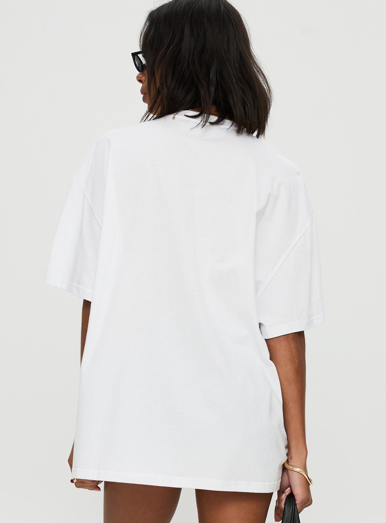 Tarot Card Oversized Graphic Top White / Multi、mySite、solidvoid