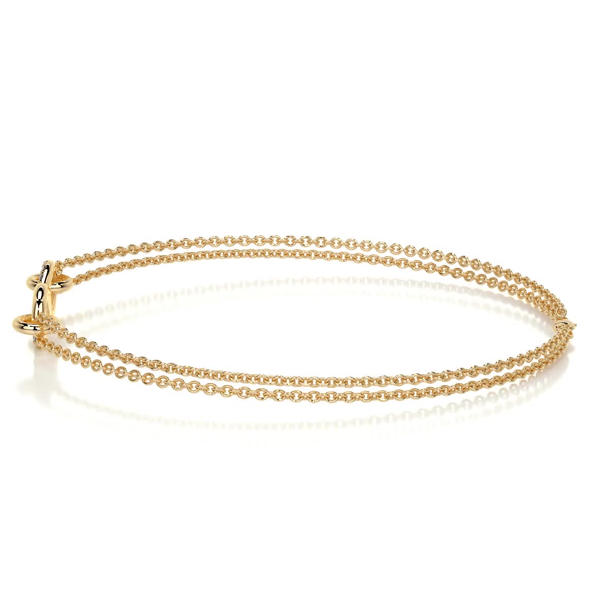 Candice Diamonds Bracelet (0.07 Carat) -18K Yellow Gold、mySite、hinf8tx79