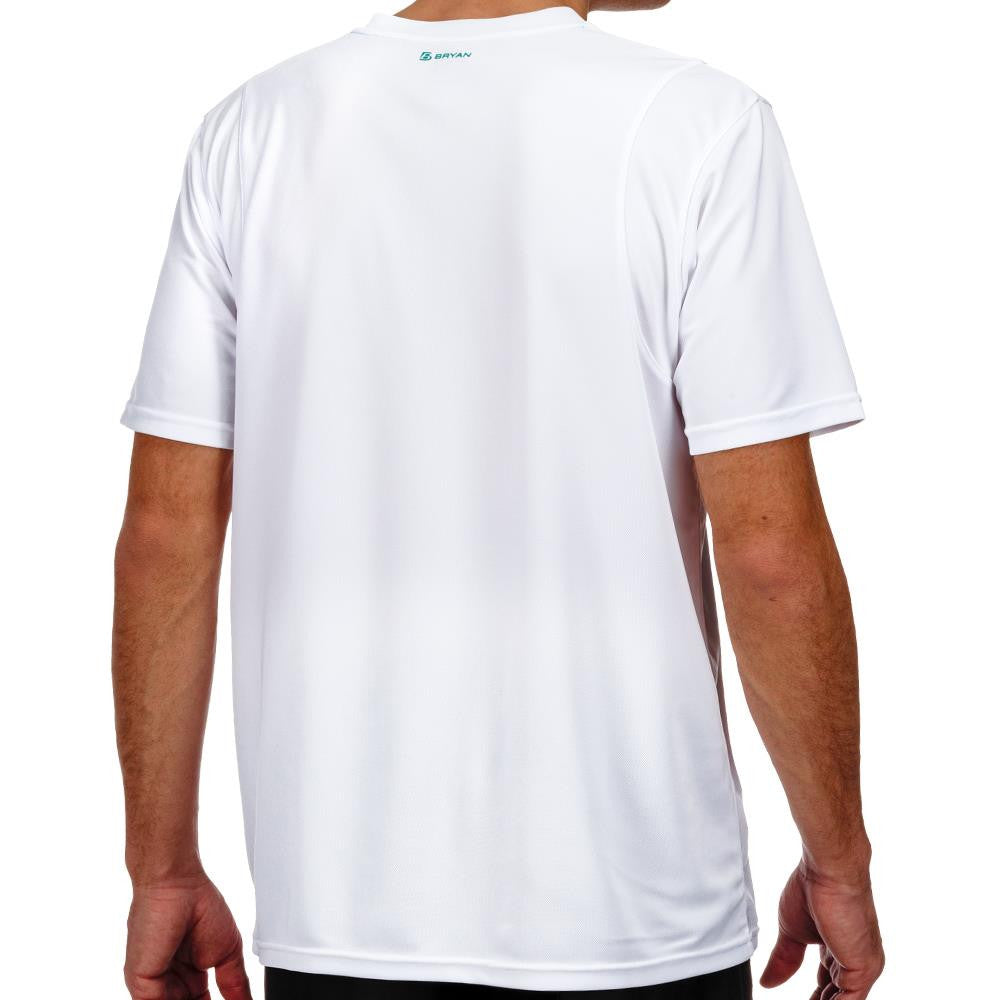 K-Swiss Men's B2 Henley Crew White/Green