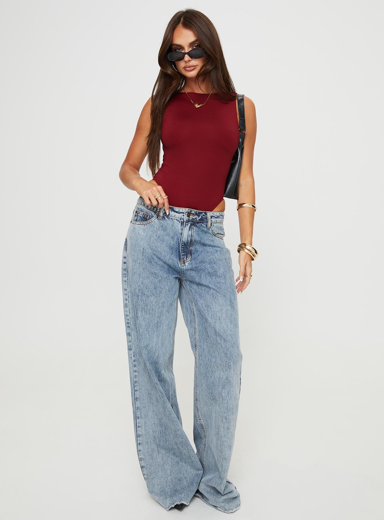 Beresford Bodysuit Wine Petite、mySite、solidvoid