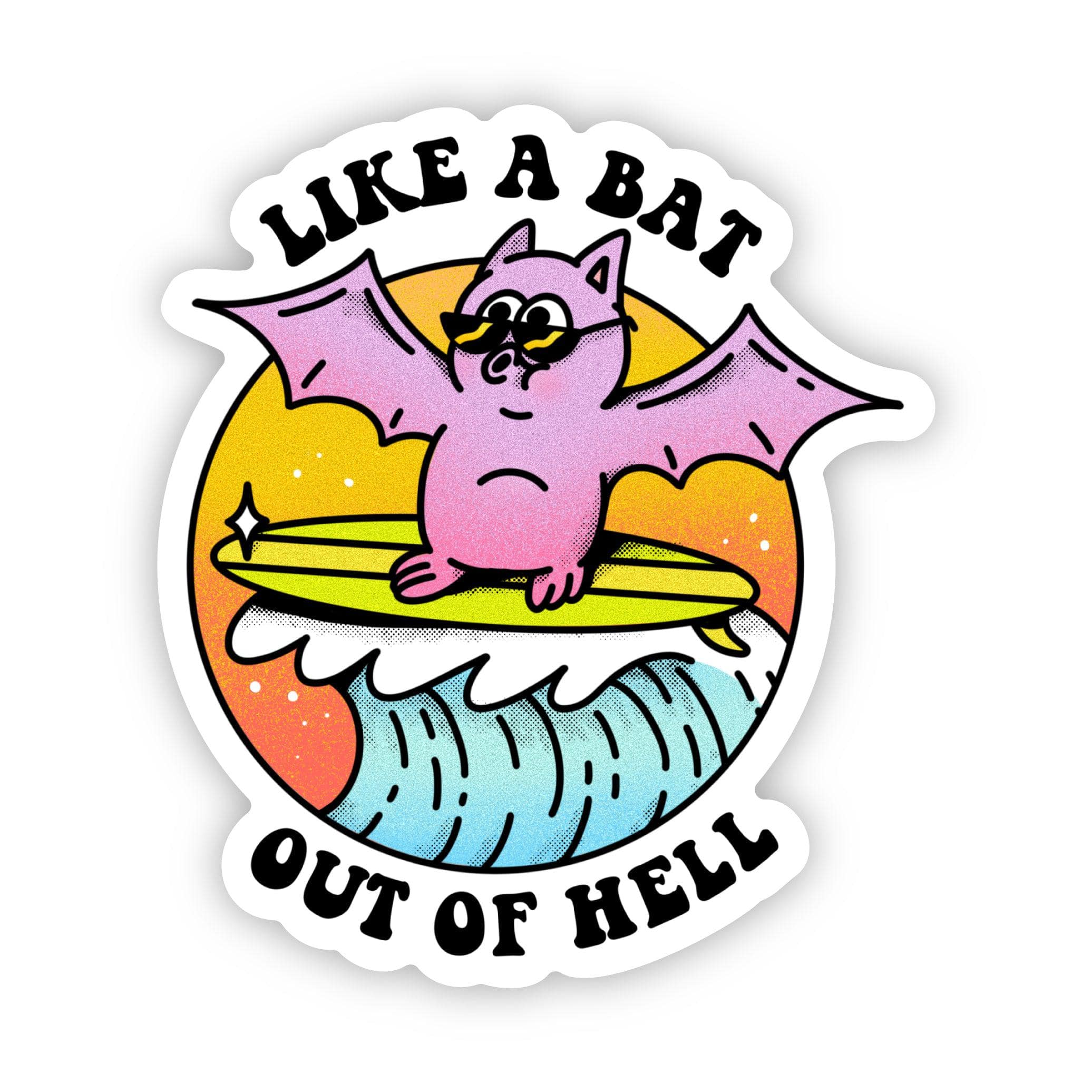  Like A Bat Out Of Hell Sticker、mySite、ghnorth