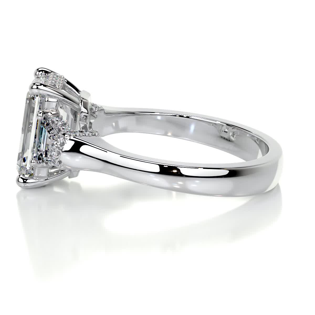 Viola Lab Grown Diamond Ring -18K White Gold、mySite、hinf8tx79