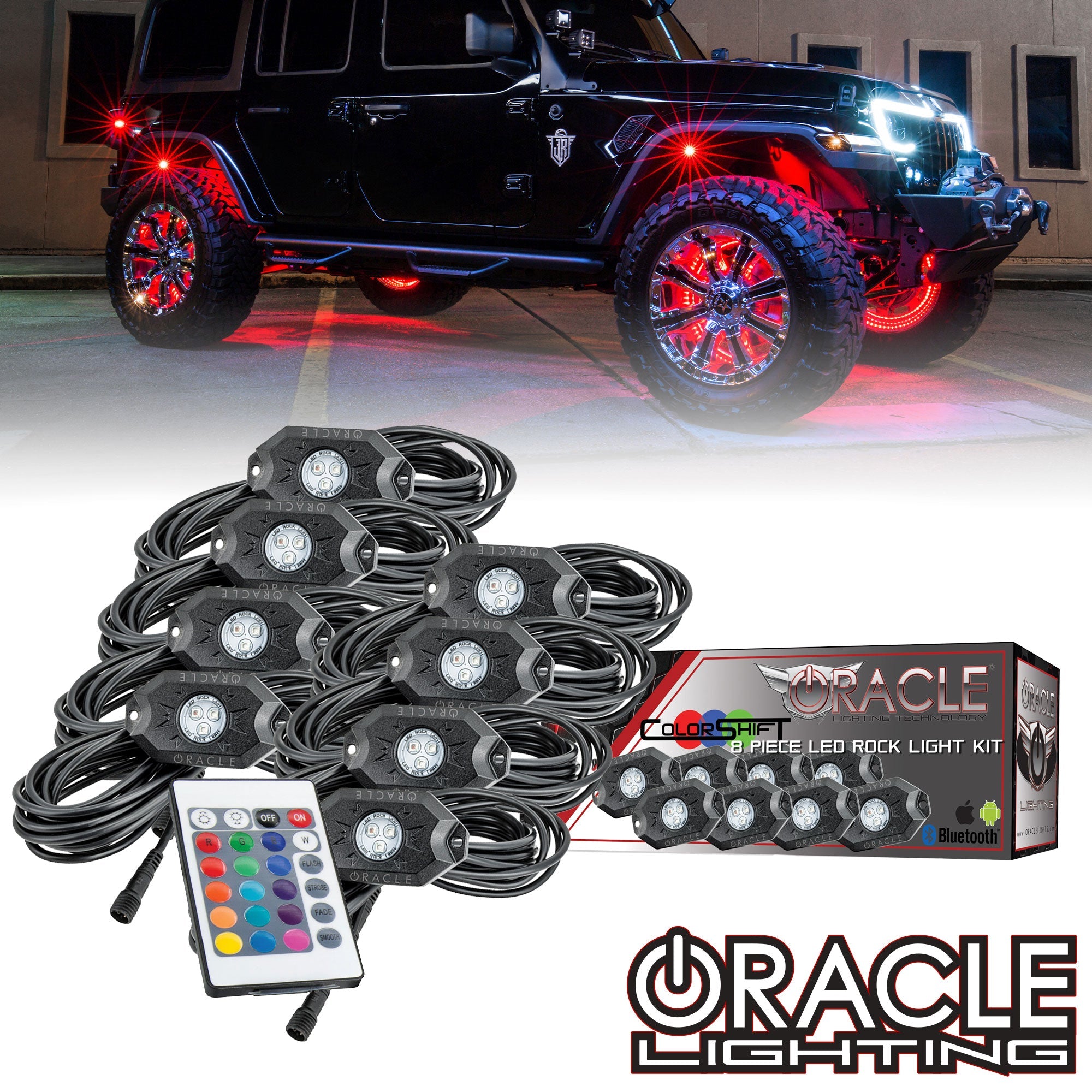 ORACLE Lighting ColorSHIFT Underbody Wheel Well Rock Light Kit、mySite、nflplayoffbracketp