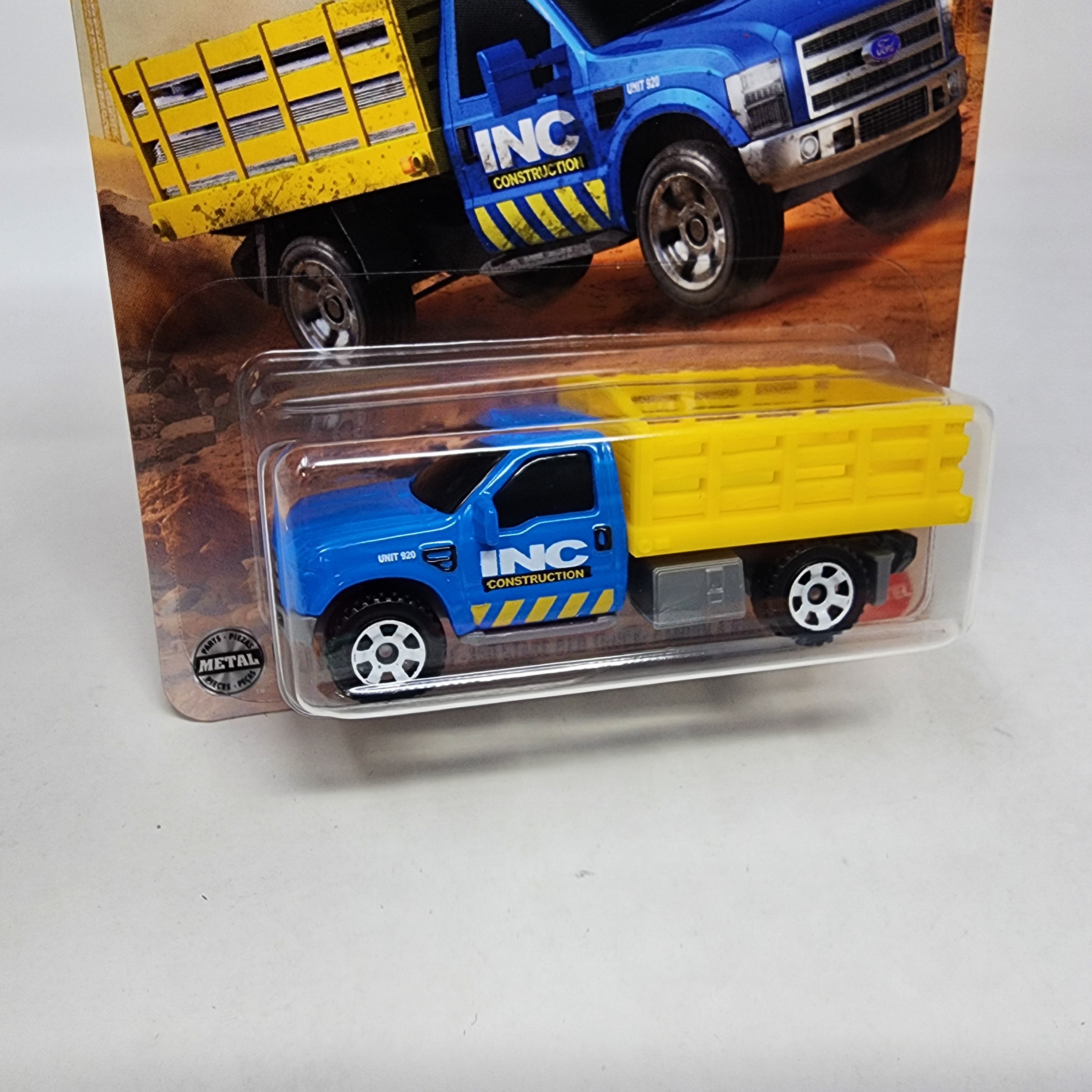 Ford F350 Stake Bed Truck * Blue * 2025 Matchbox Basic Mainline Case G、mySite、hgirdovlk