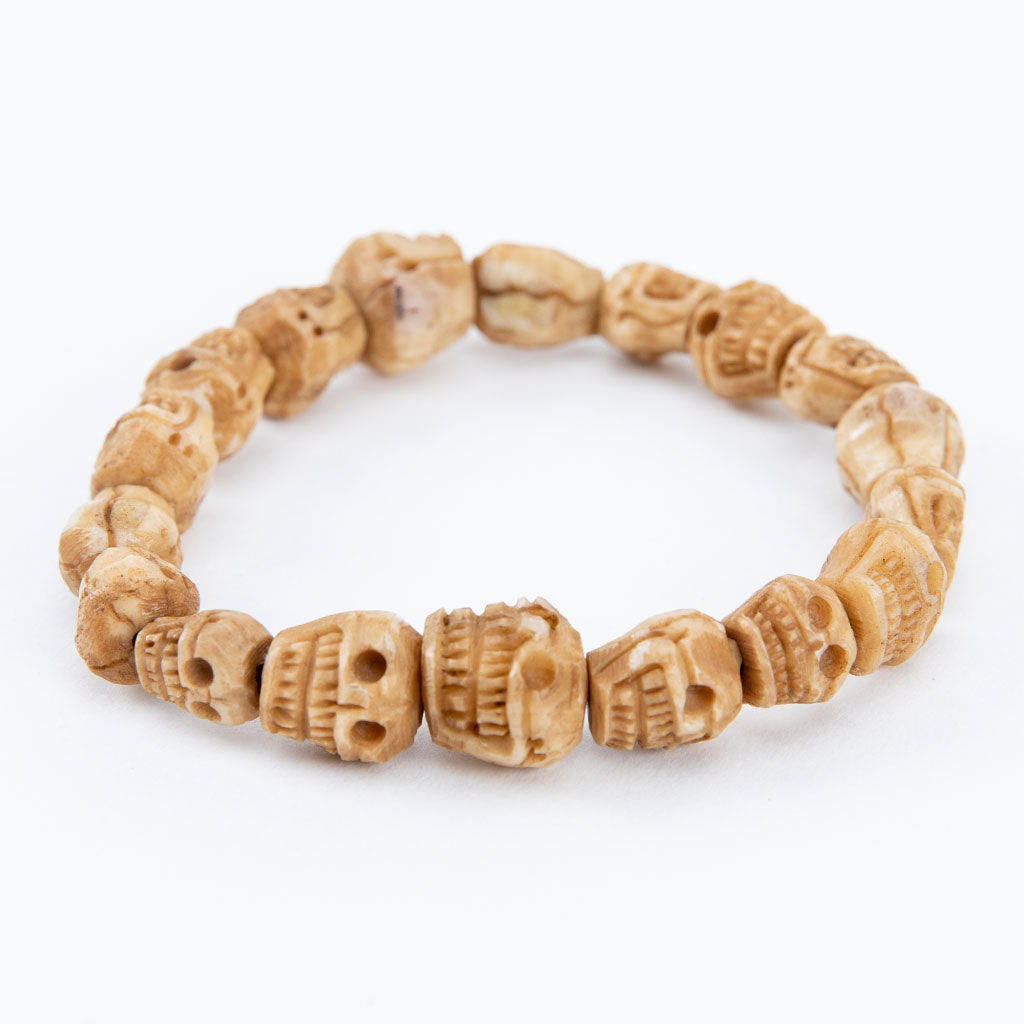 Tibetan Carved Skull Bracelet、mySite、topwebapps
