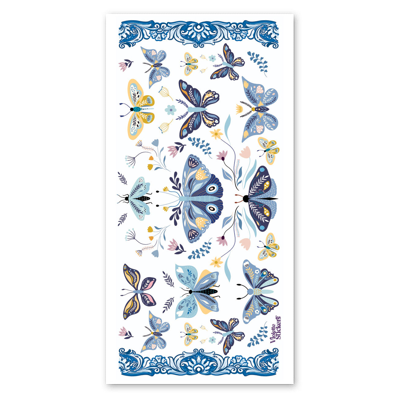  Dutch Blue Butterfly Stickers、mySite、ghnorth