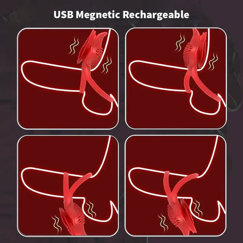 Rose Clitoral Vibrating Cock Ring