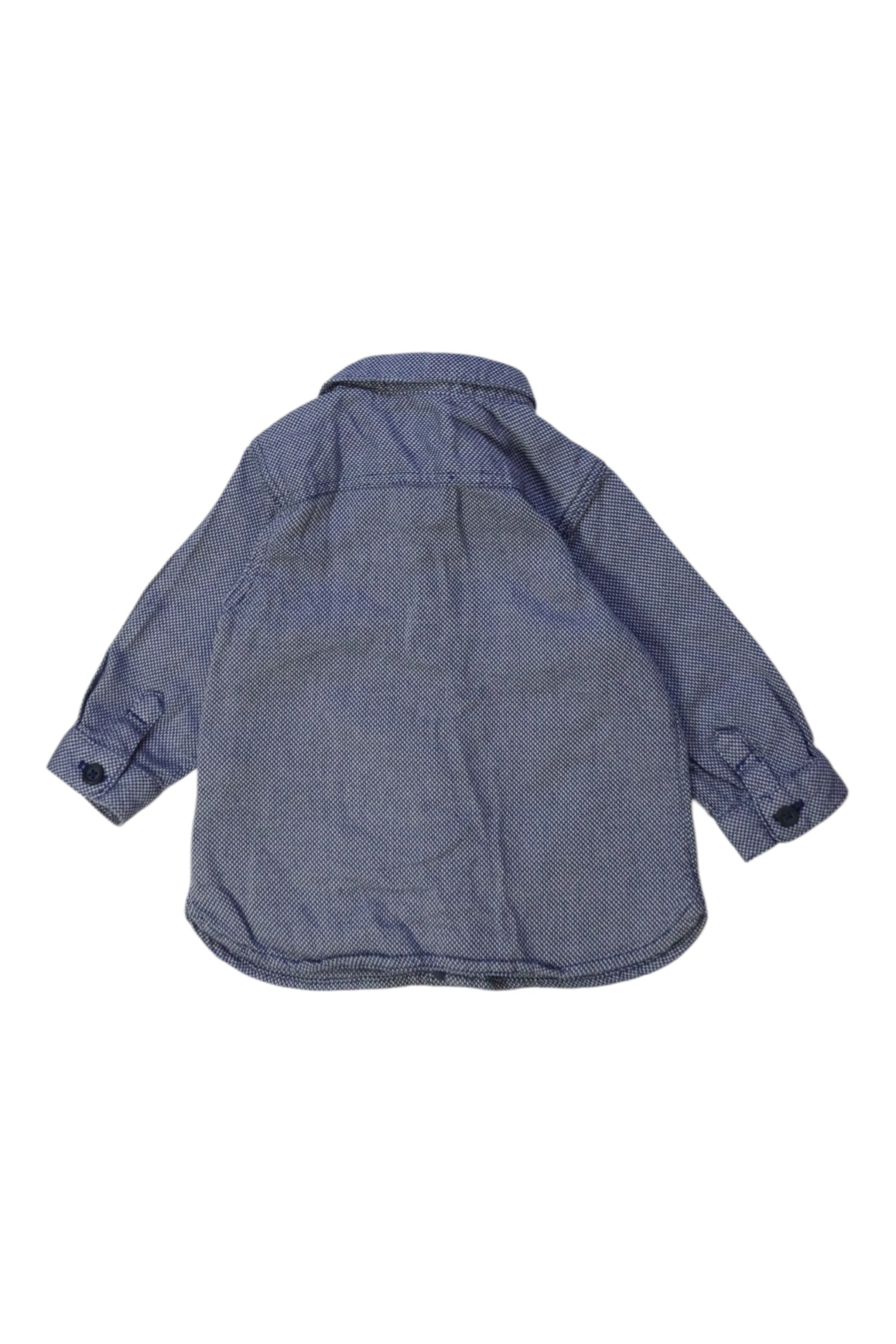 Orchestra Denim Button-Up Shirt 0-3M、mySite、g9winljtr