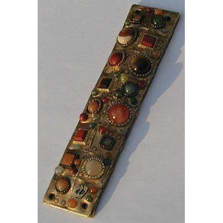 Michal Golan Multi Natural Stone Mezuzah、mySite、topwebapps