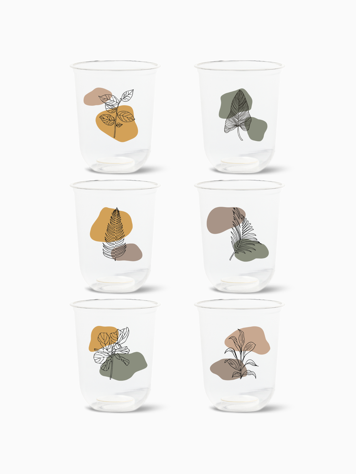 Botanical Linework - NATURAL Arc 16oz、mySite、camillekostekn