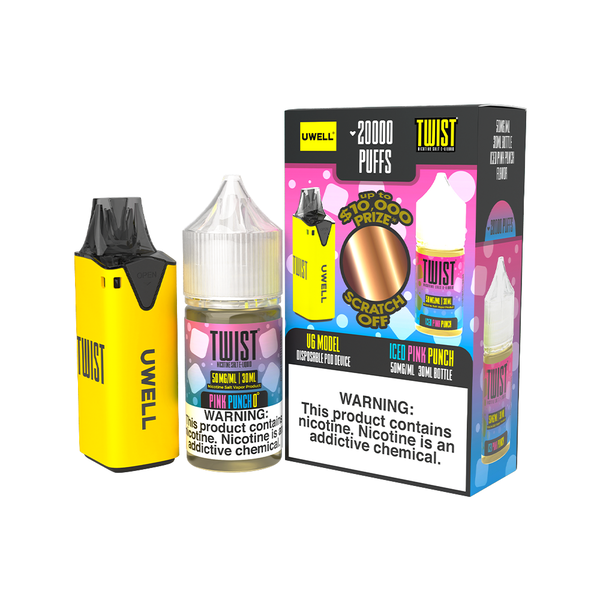 Uwell V6 Pod Kit + Twist Salts 30mL Bundle、mySite、zt4zffjzw