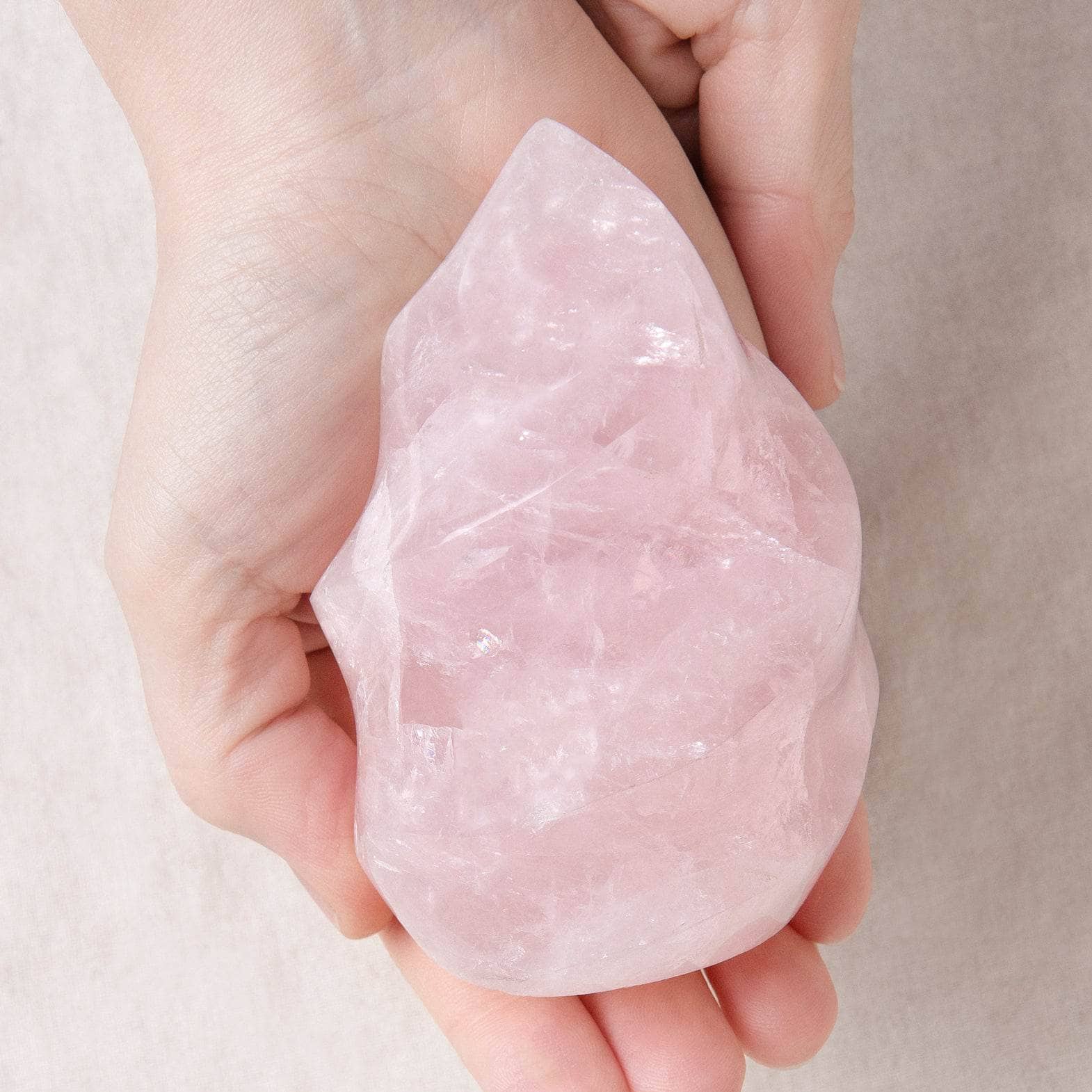 Rose Quartz Flame Crystals - 1 of a Kind、mySite、hinf8tx79