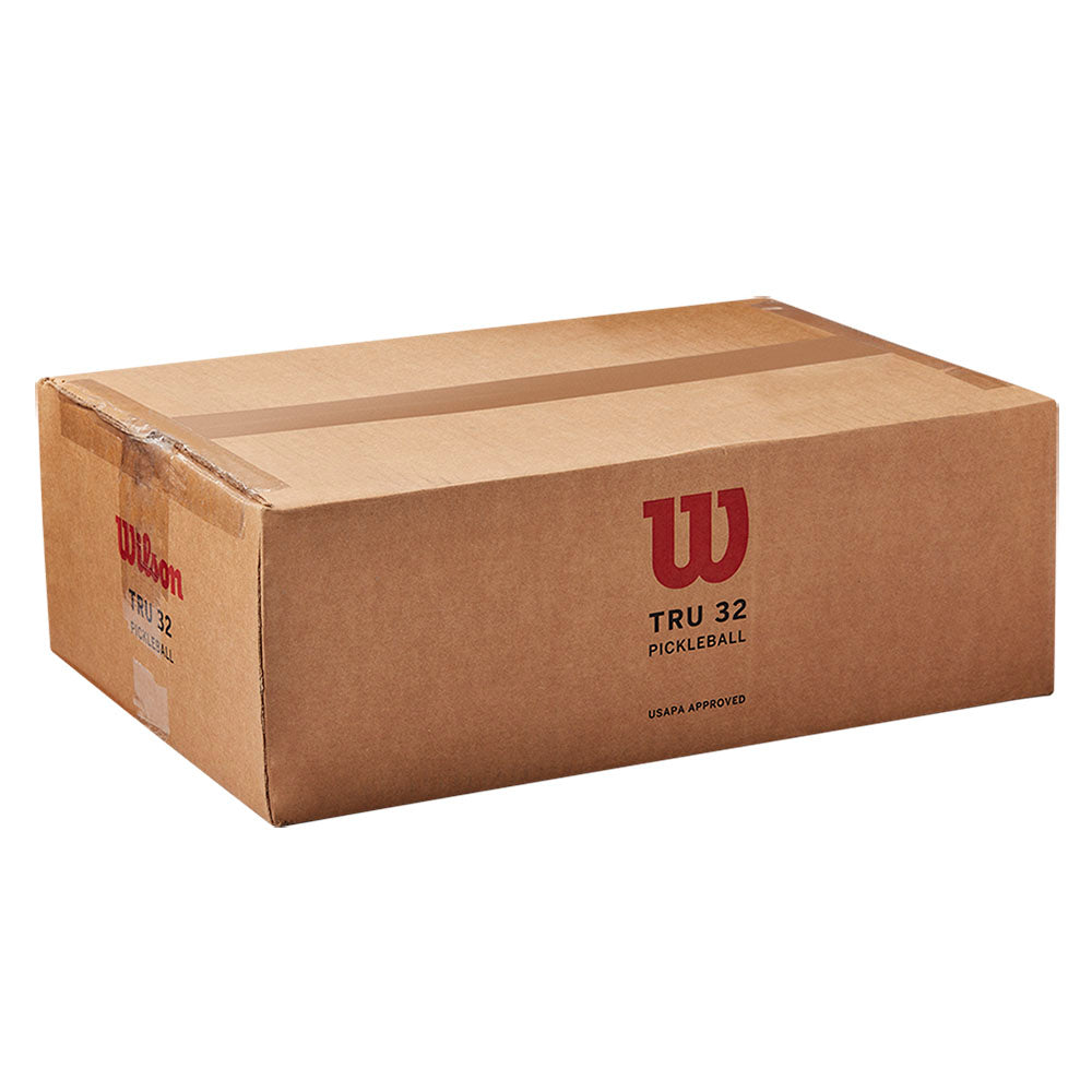 Wilson TRU 32 Indoor Pickleball Ball (Orange) - Case of 48