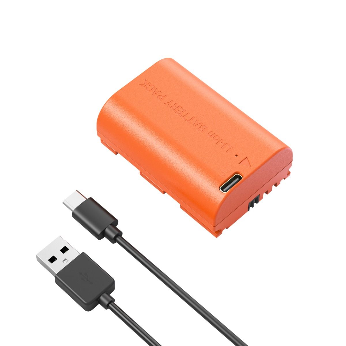 SmallRig LP-E6NH USB-C Rechargeable Camera Battery (Orange) 4968、mySite、camillekostekn