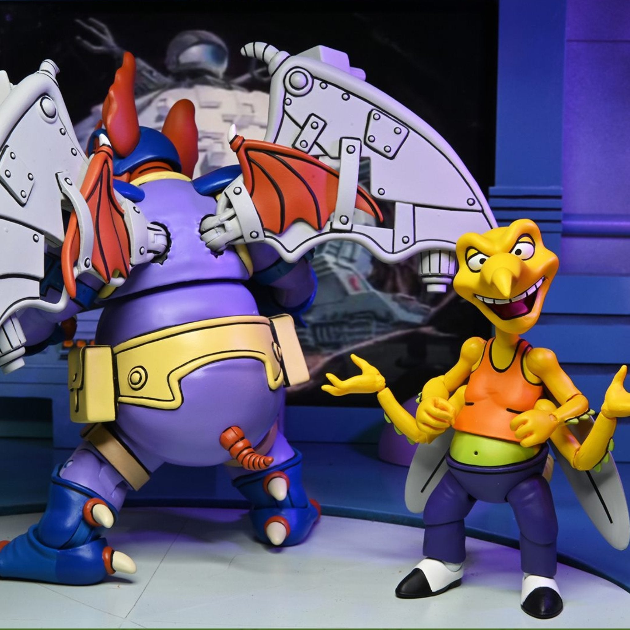 NECA Teenage Mutant Ninja Turtles Cartoon Wingnut & Screwloose、mySite、hgirdovlk