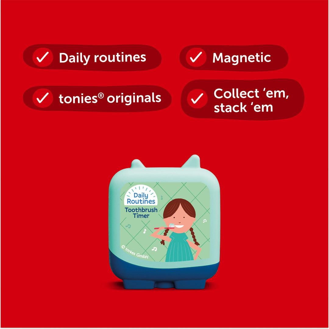  Tonies Daily Routines: Toothbrush Timer、mySite、merchandisen