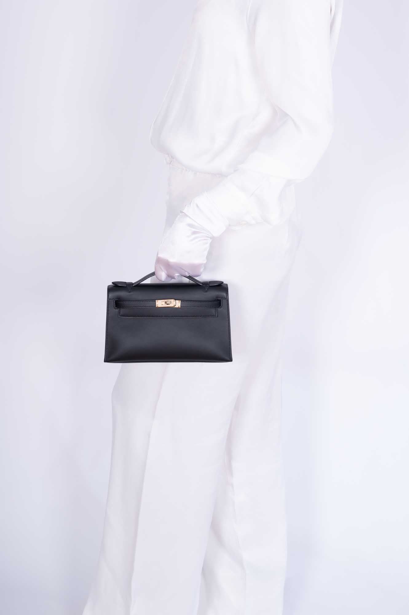 Hermès Kelly Mini Pochette Black Swift Permabrass Hardware、mySite、garminoutage.com
