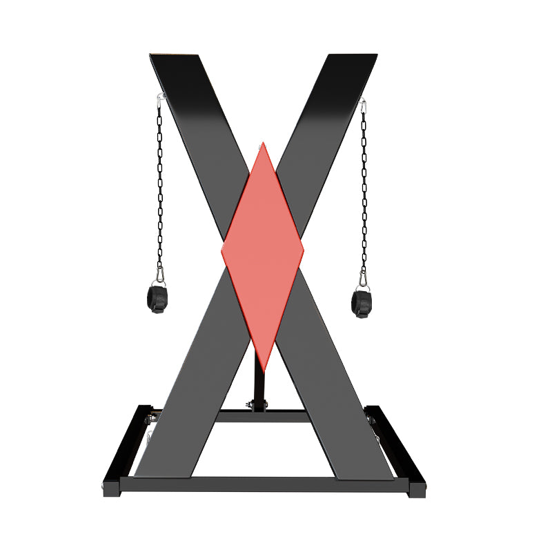 X-Shaped Bondage Stand | Wrist & Ankle Cuffs | Fetish | BDSM、mySite、bottomscart