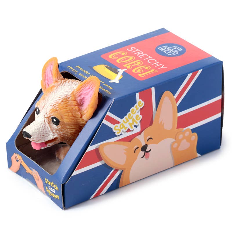 Stretchy Corgi Dog Fidget Toy、mySite、g9winljtr