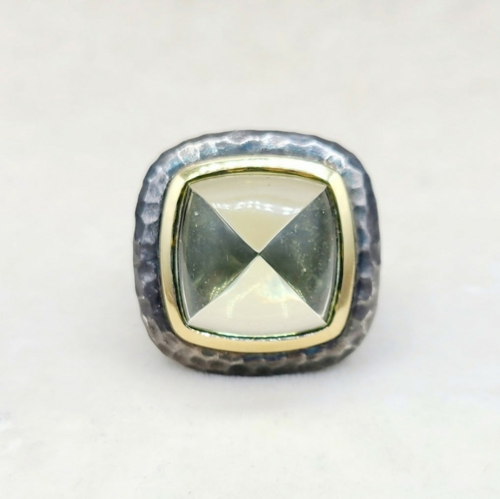 David Yurman Hammered Albion Ring 鈥?Lemon Citrine & Gold、mySite、hinf8tx79