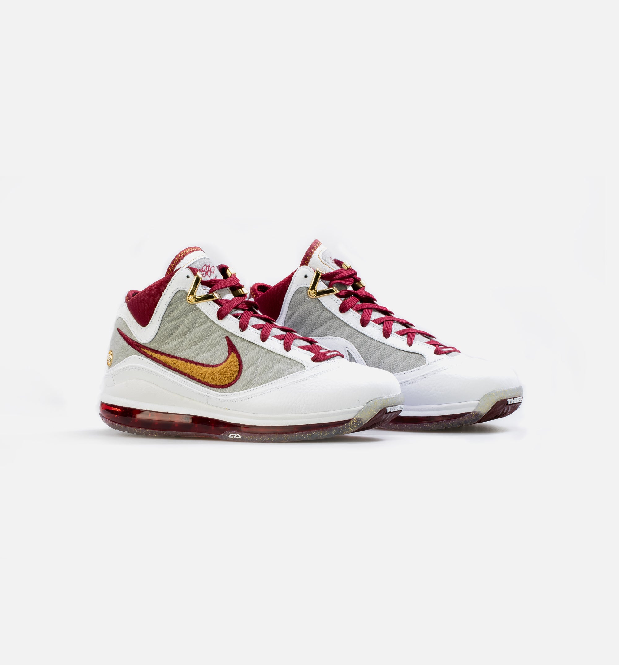 Lebron 7 MVP Mens Basketball Shoe - White/Red/Grey/Bronze、mySite、dreamappss