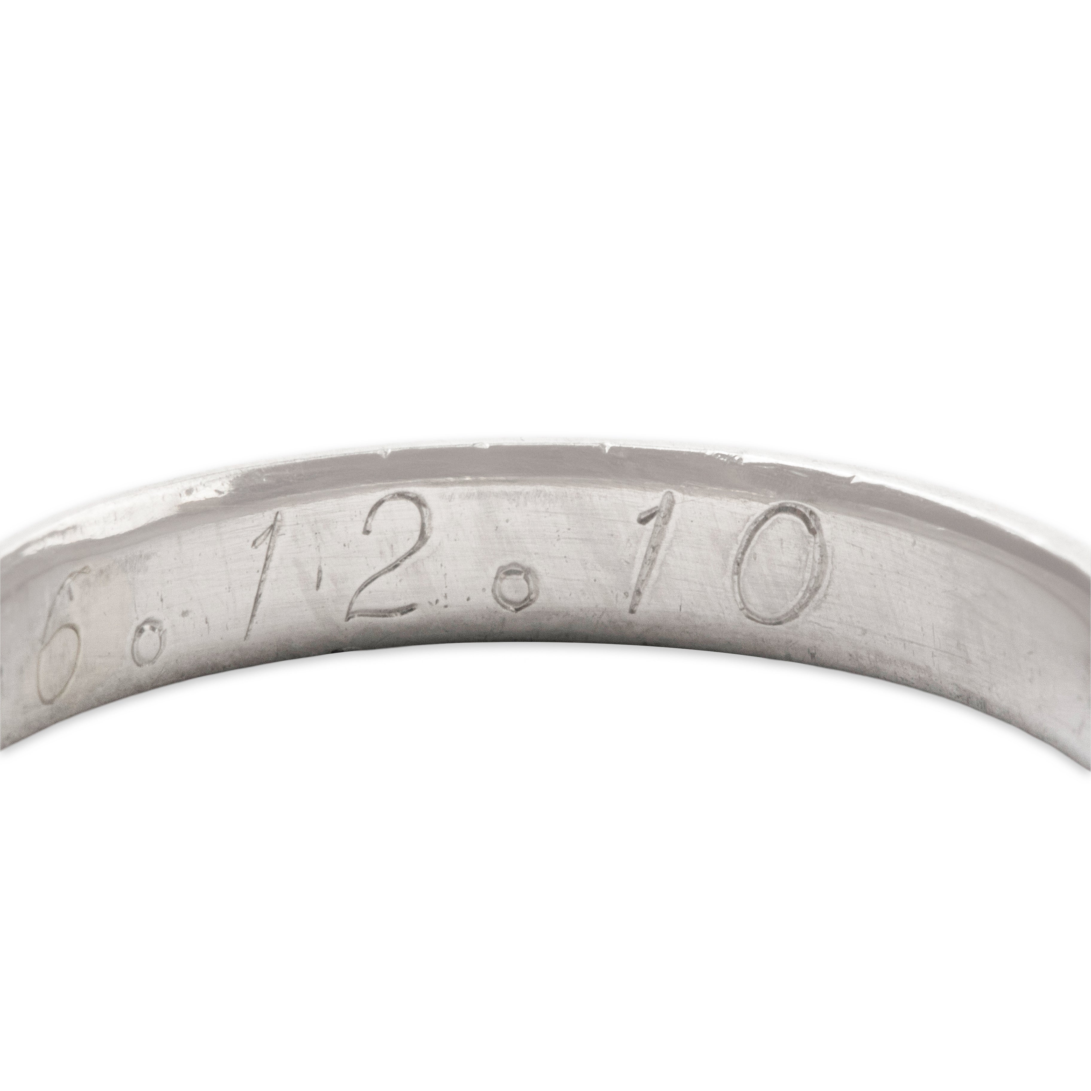 Antique Platinum Blossom Band Ring 5.50、mySite、hinf8tx79