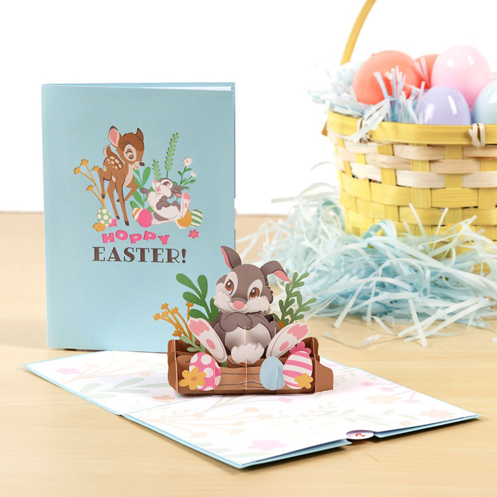 Disney's Bambi Hoppy Easter Pop-Up Card、mySite、solidvoid