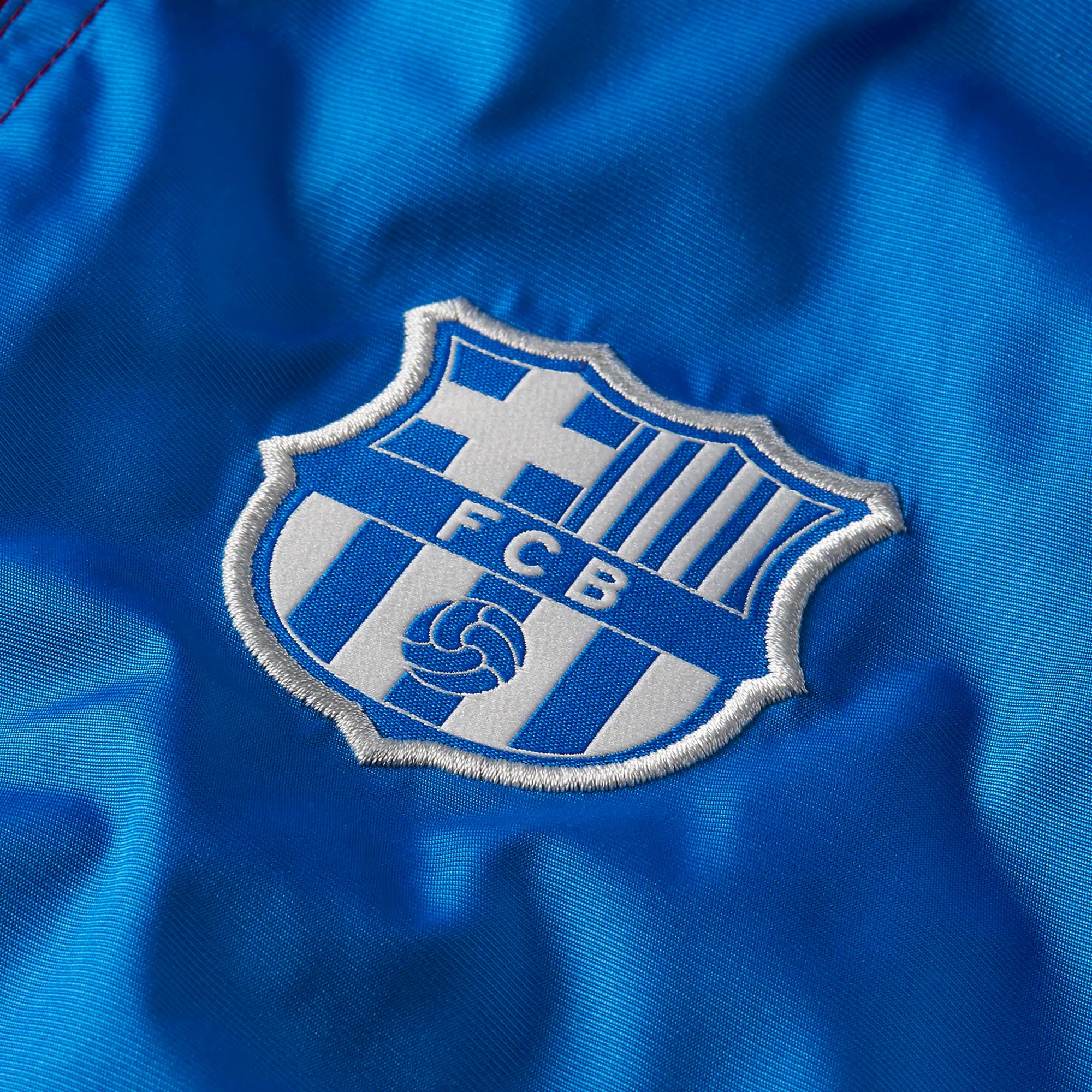 Nike Men's FC Barcelona 2021/22 Anorak Jacket Blue/Red、mySite、noshort