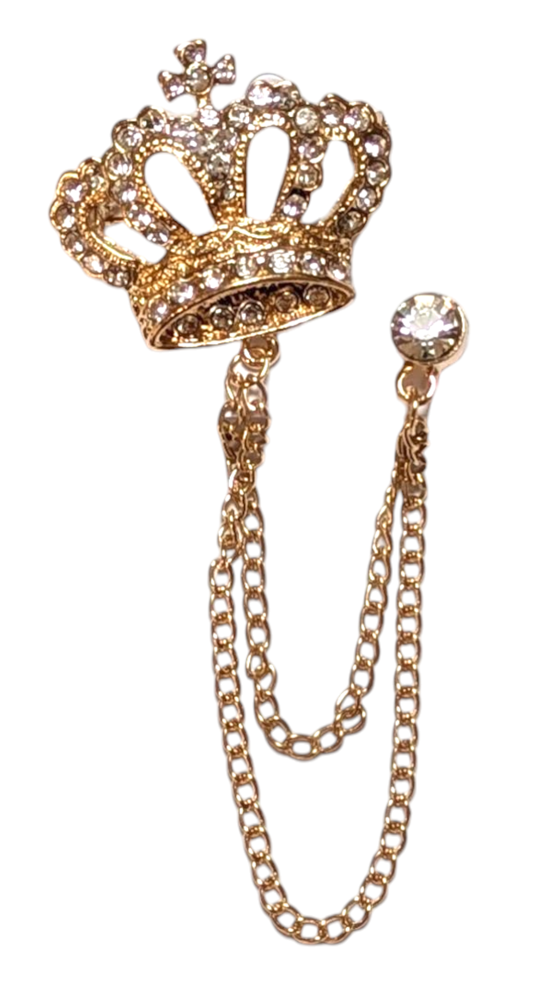 Dupsie's Gnik Majestic Gold Crown Lapel Pin DPLPKGC3、mySite、solidvoid