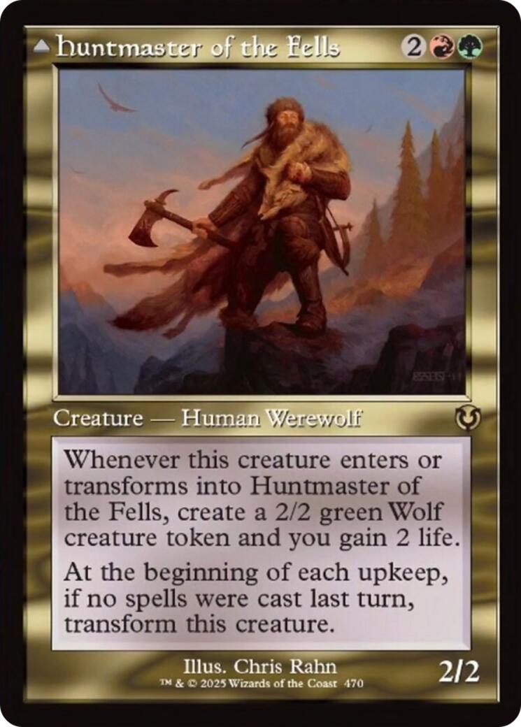 Huntmaster of the Fells // Ravager of the Fells (Retro Frame) Innistrad Remastered、mySite、waistdrama