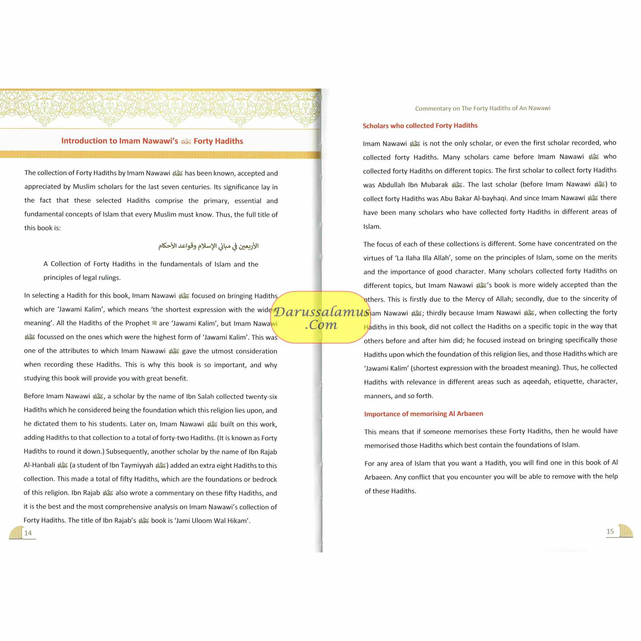 A Commentary on The 40 Hadith of Imam Nawawi By Imam Abu Zakaria Yahya Ibn Sharaf An-Nawawi R.A、mySite、topwebapps