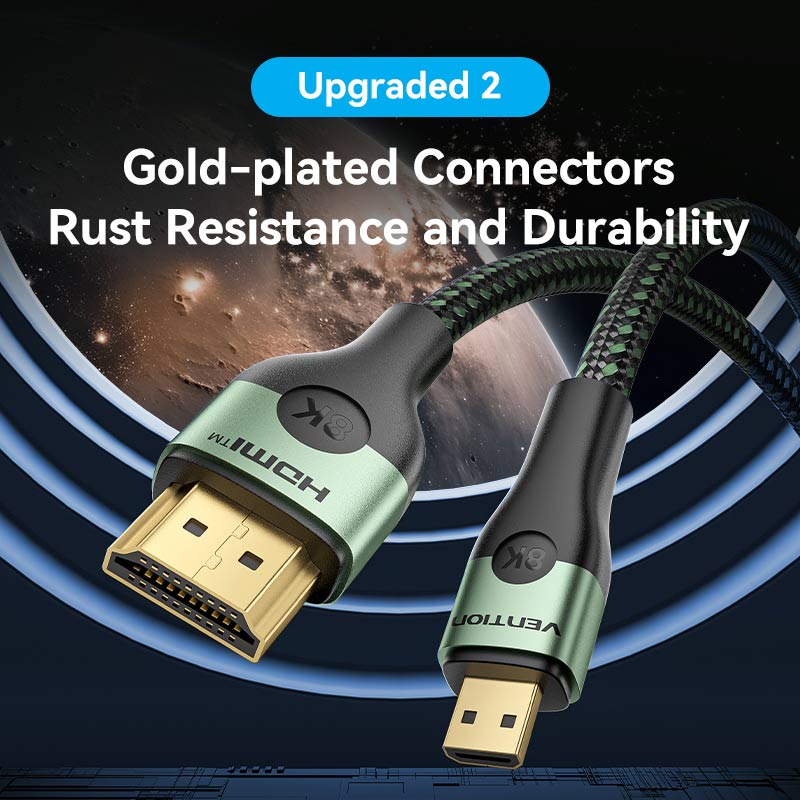 Vention HDMI-D to HDMI-A Cable、mySite、fannypackpong