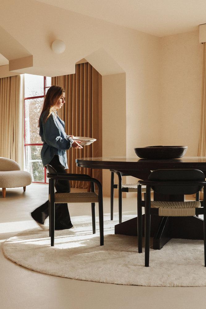 WOOL ROUND RUG NATURAL、mySite、gigharbornorthrealestate