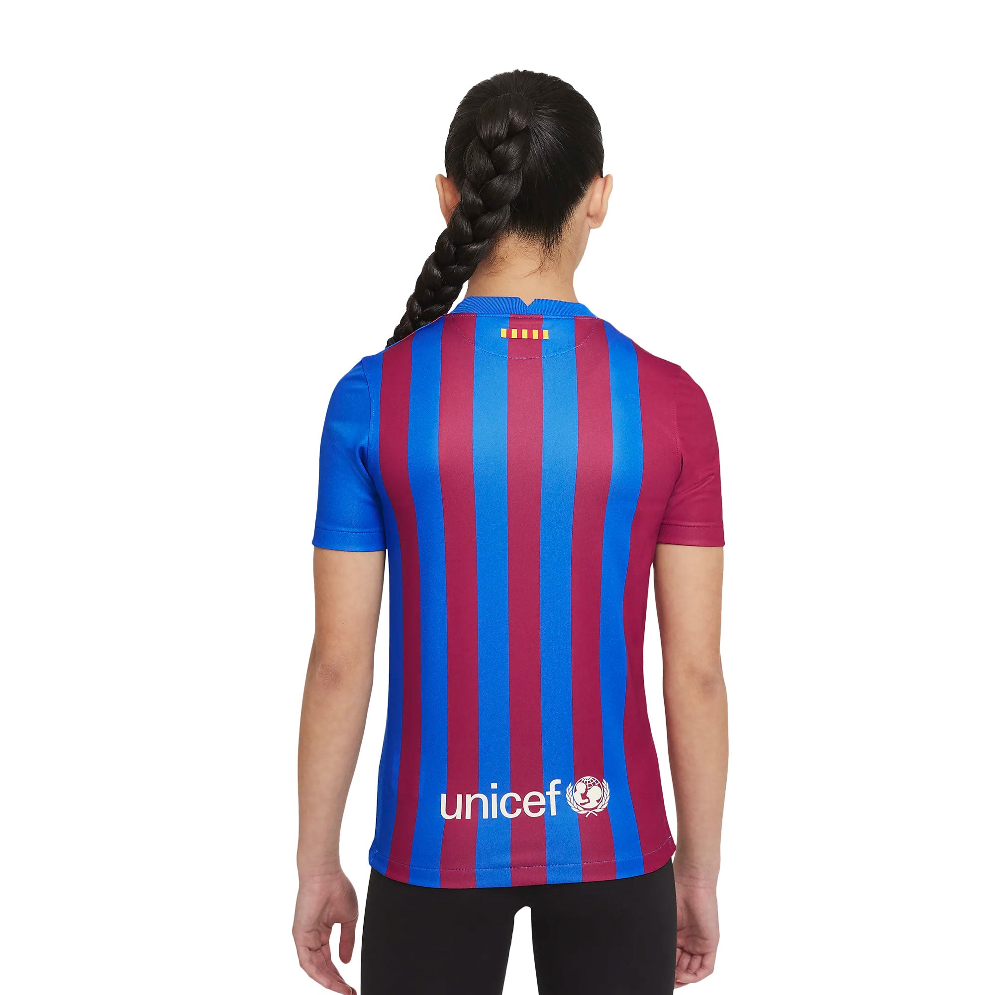 Nike Kids FC Barcelona 2021/22 Home Jersey Soar/Pale Ivory、mySite、bottomscart