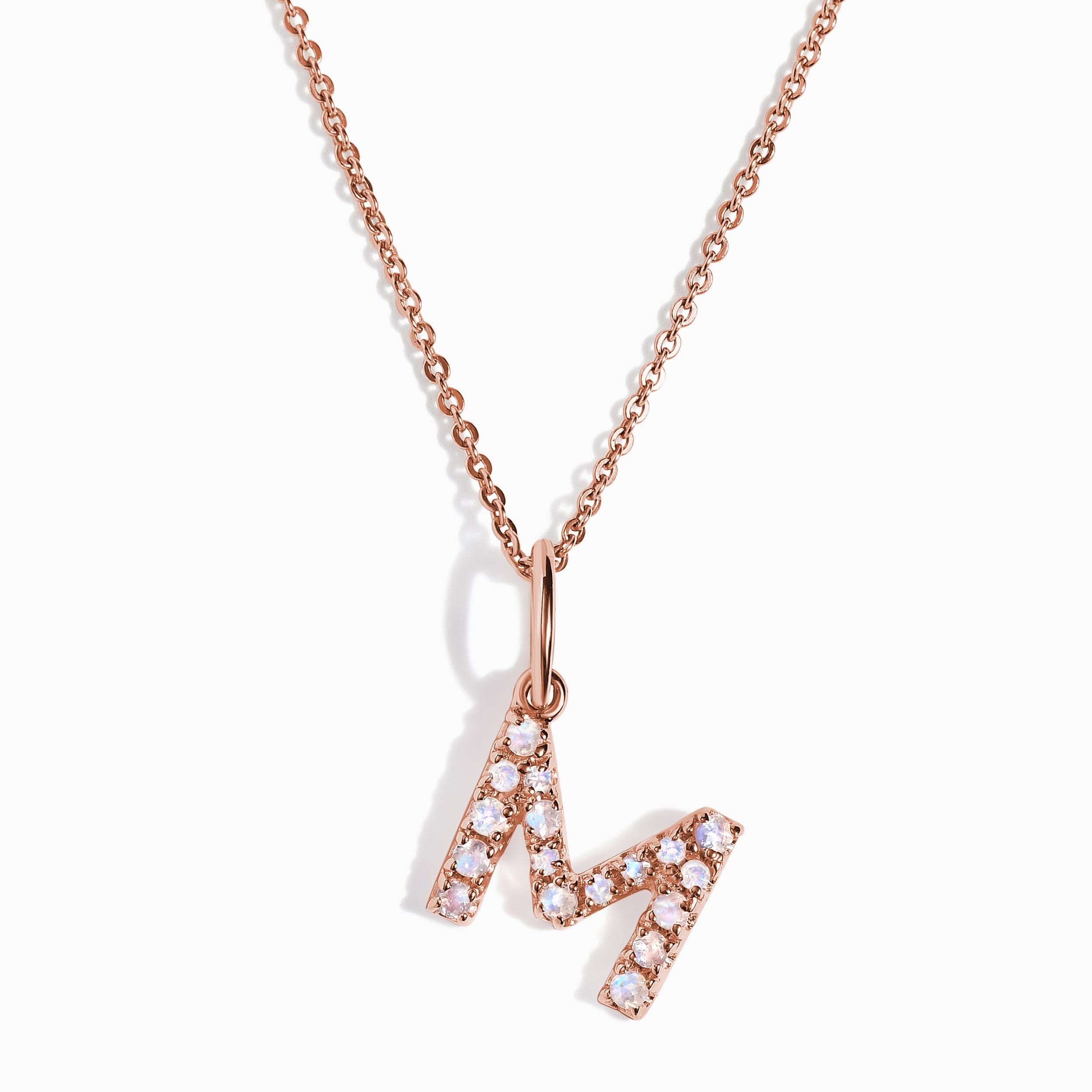 Moonstone Necklace - Alphabet、mySite、hinf8tx79