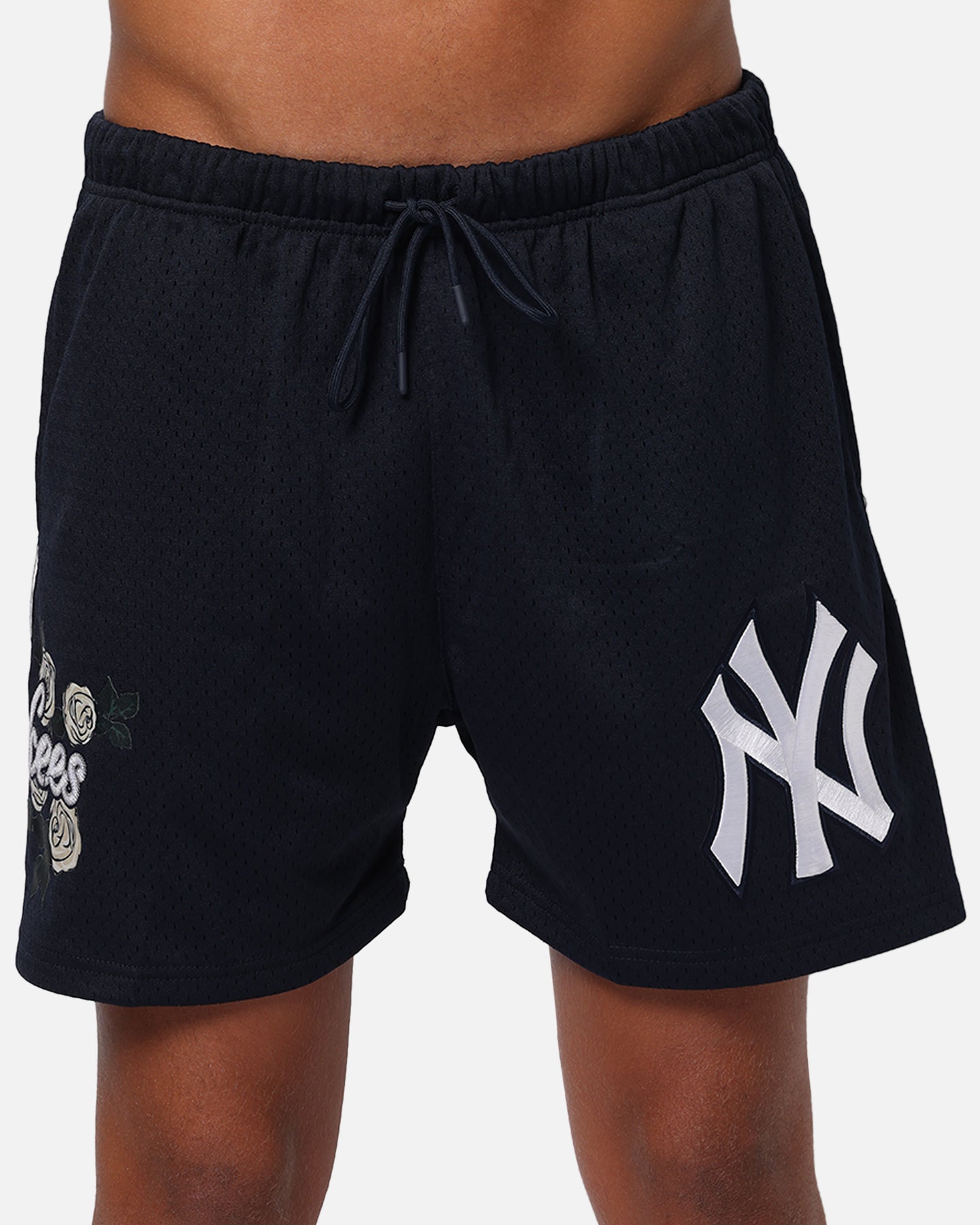 Pro Standard New York Yankees Roses Mesh Shorts Navy、mySite、zt4zffjzw