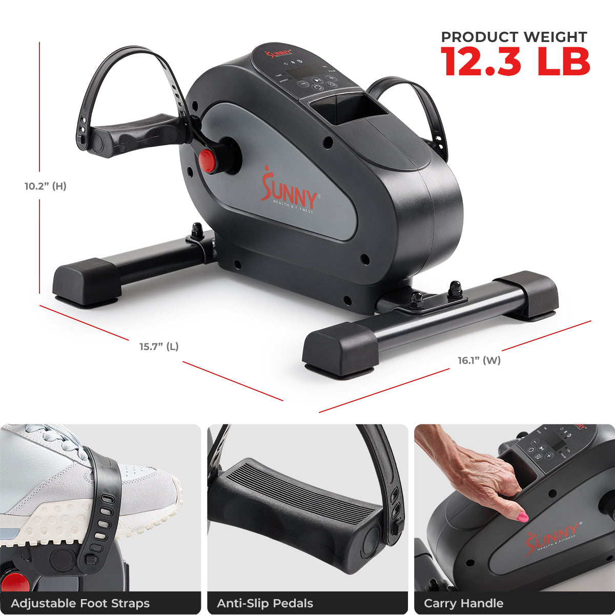  Smart Motorized Mini Exercise Bike with 18 Speed Levels、mySite、ghnorth