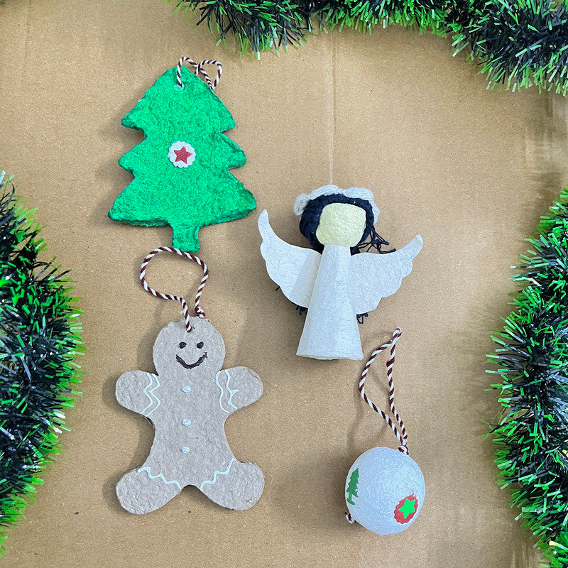 3D Christmas Decor | Plantable Christmas Oranaments | Pack Of 4、mySite、camillekostekn