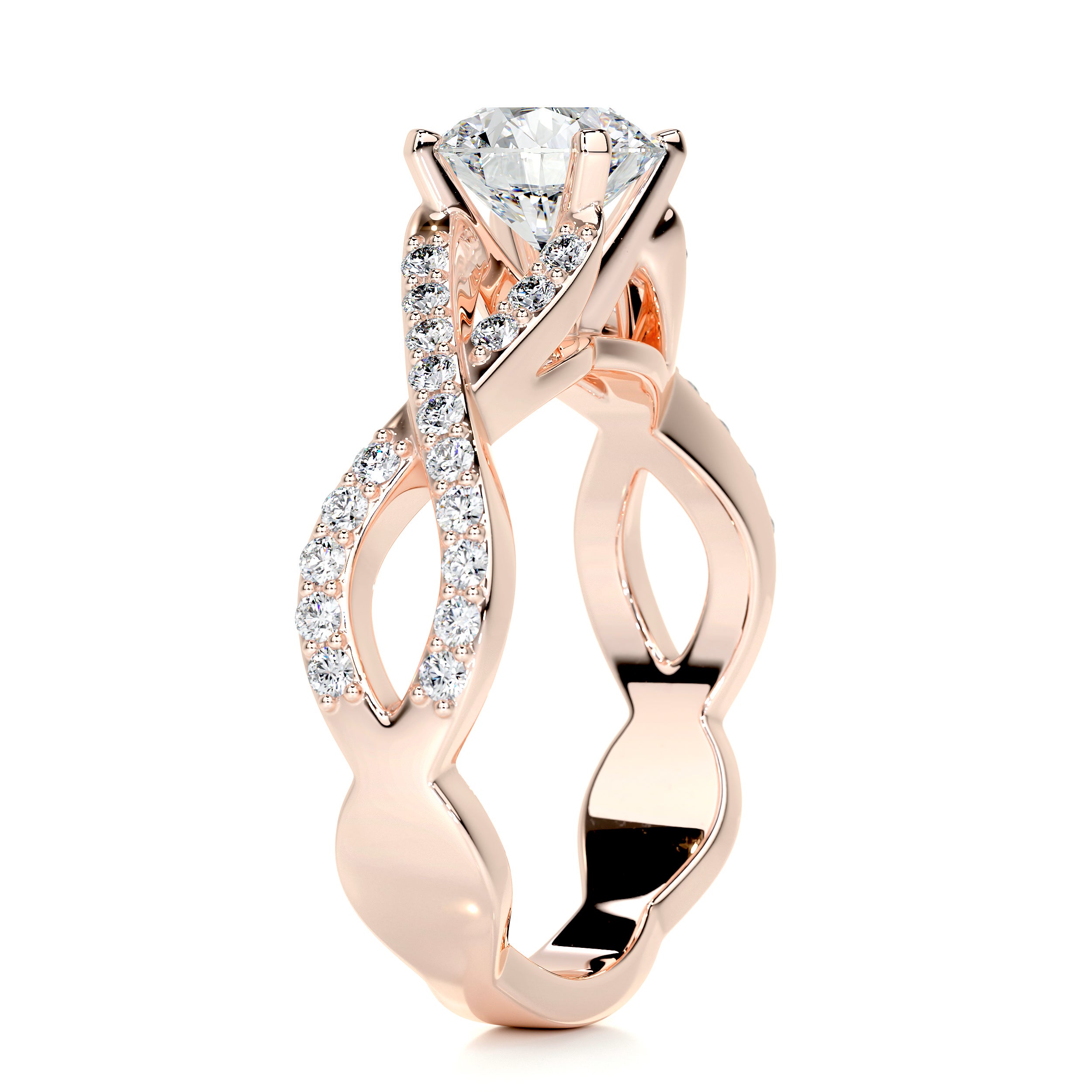 Emery Diamond Engagement Ring -14K Rose Gold、mySite、hinf8tx79