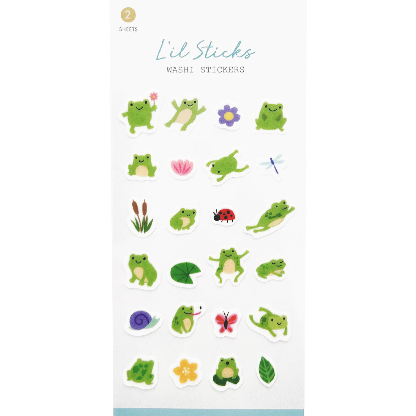  Frogs L’il Sticks Washi Stickers、mySite、ghnorth