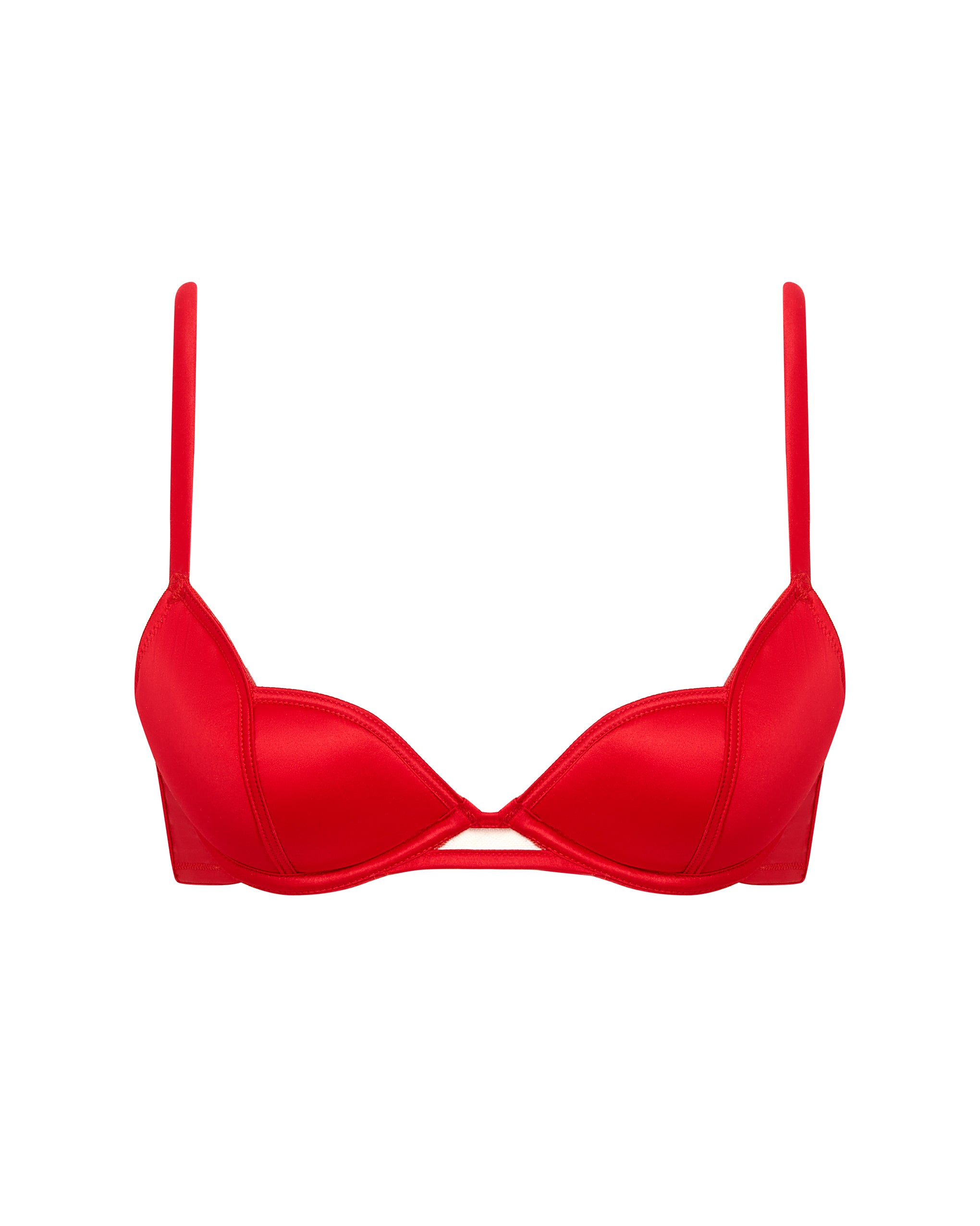 Cara Satin Bra Red、mySite、bengalsvssteelers