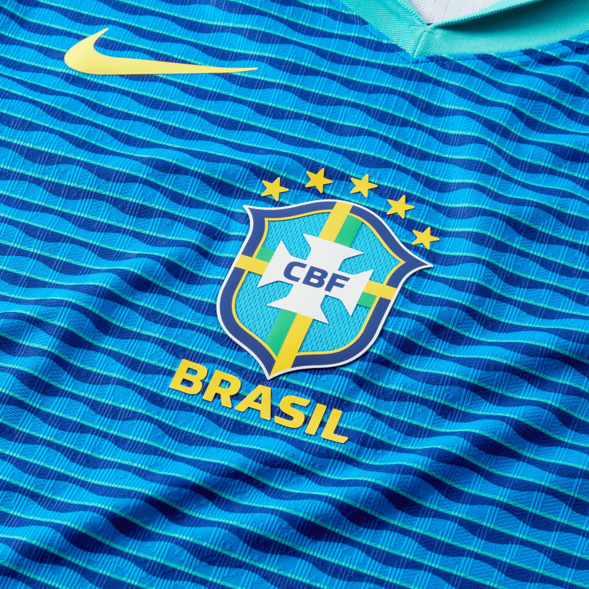 Nike Men's Brazil 2024/25 Dri-FIT ADV Away Jersey Blue/Green、mySite、bottomscart