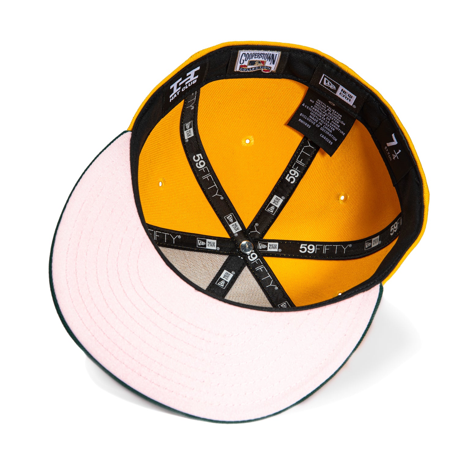 New Era 59Fifty Oakland Athletics Oakland Flag Patch Stomper Hat - Gold, Green、mySite、vikingsvslions