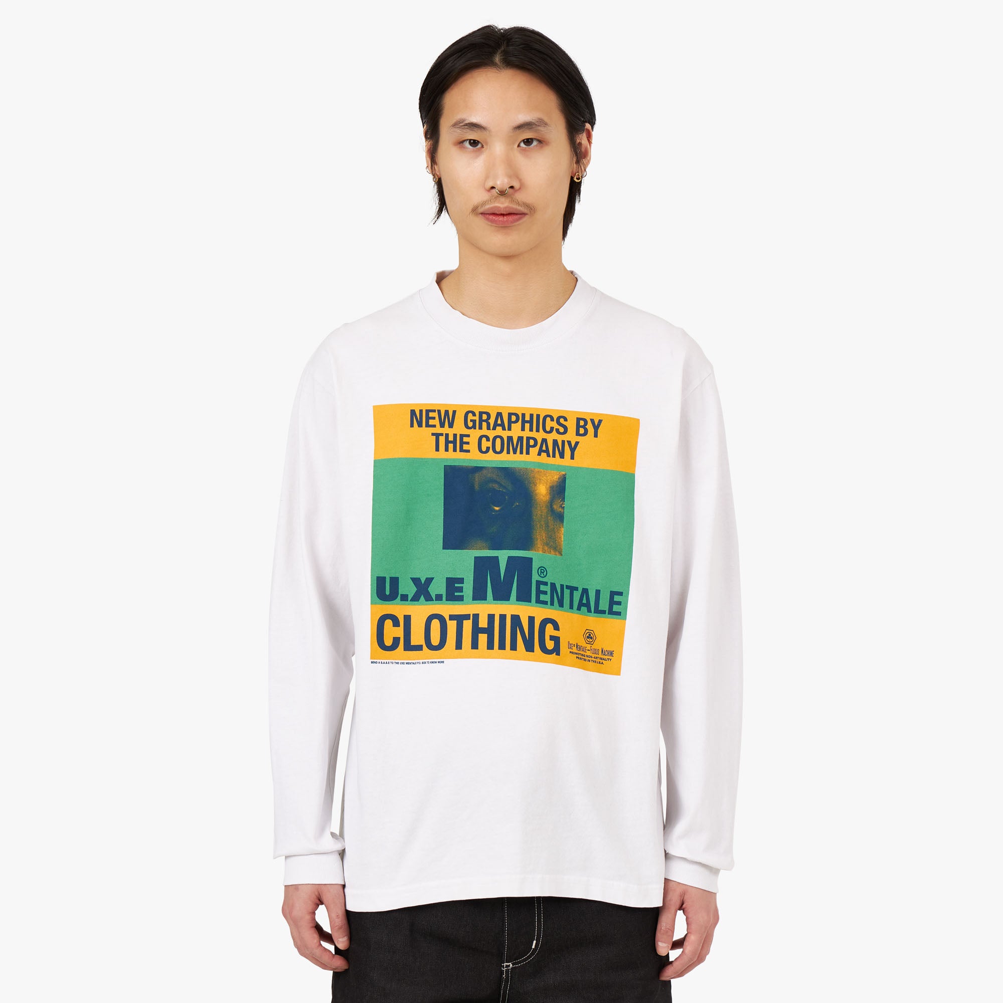  UXE Mentale New Graphics Long Sleeve / Off White、mySite、merchandisen