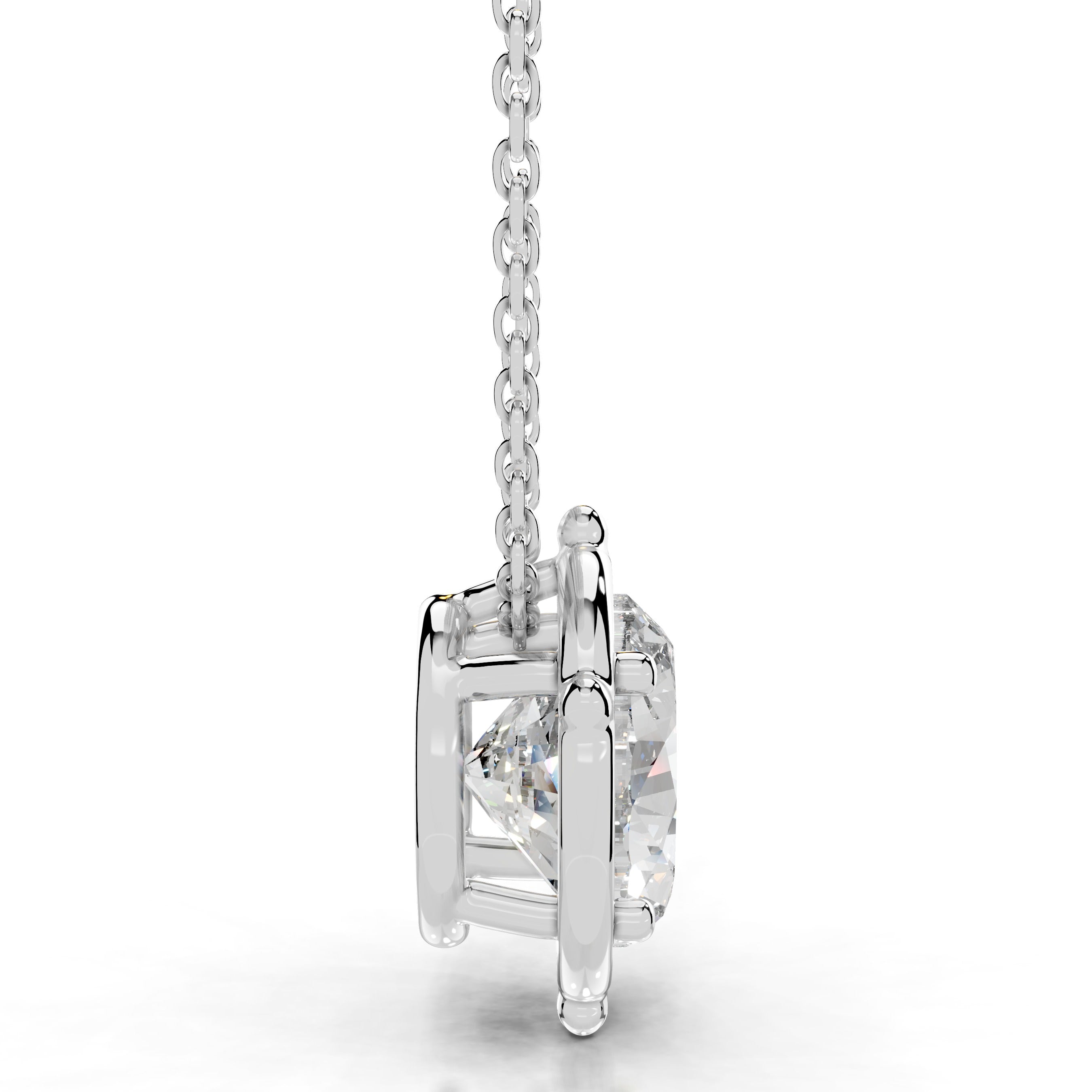 Rooted in Love Lab Grown Diamond Necklace - 14K White Gold、mySite、hinf8tx79